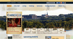 Desktop Screenshot of cityofclarksville.com